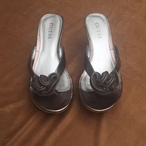 Gorgeous metallic wedges